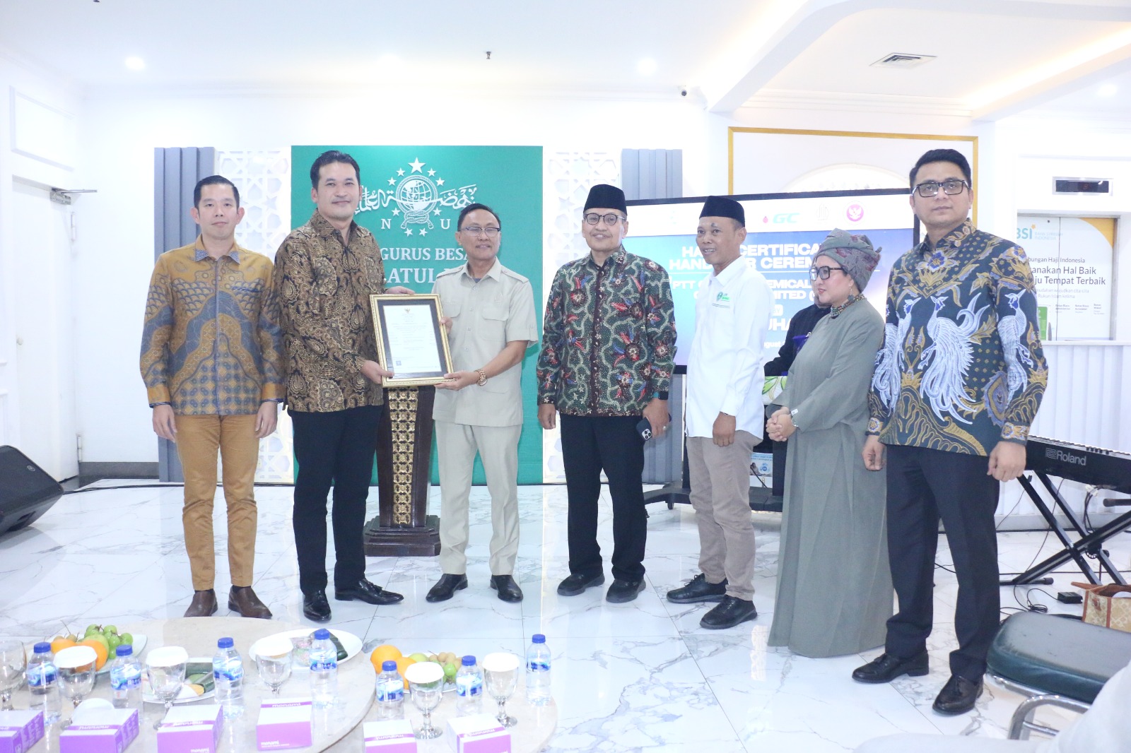 GC ร่วมพิธีรับมอบใบรับรองฮาลาลอินโดนีเซีย ครอบคลุมผลิตภัณฑ์เม็ดพลาสติก 137 รายการ นับเป็นผู้ผลิตเม็ดพลาสติกเรซินจากประเท